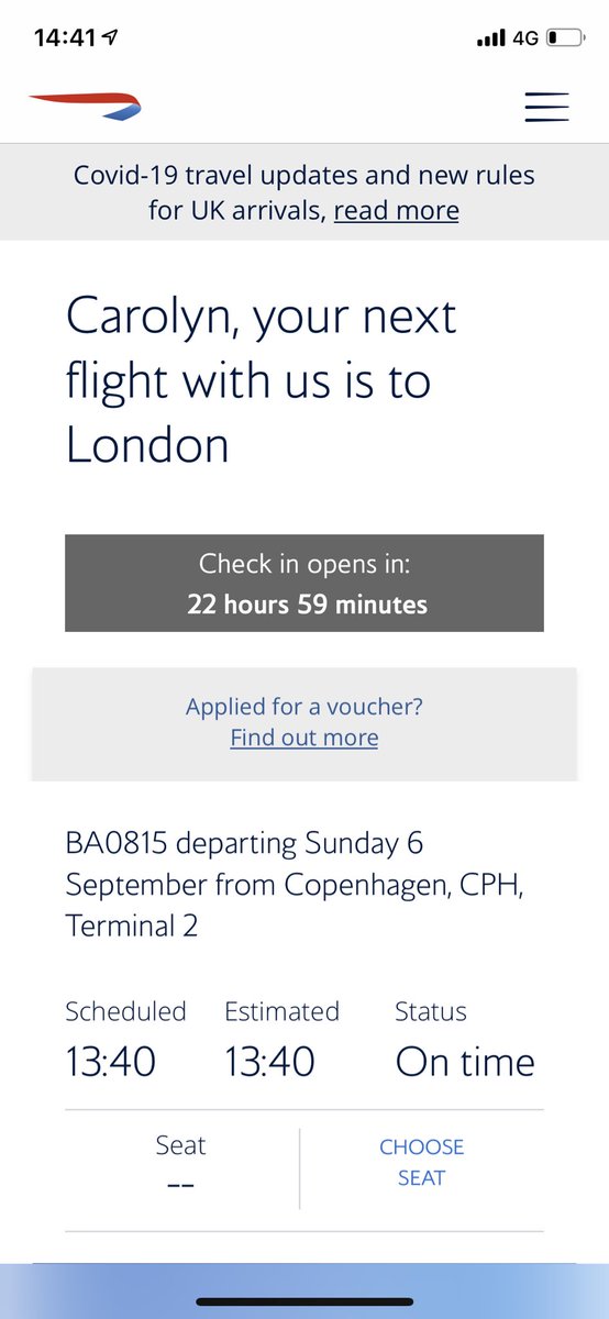 Chicksisms's tweet photo. Oh! And then @British_Airways cancelled my return flight without telling me because I “didn’t show up” for my flight here. My BA app still says I’m flying. But I’m not. Had to call to find out they cancelled it without refund. #BAfail #thanksalot https://t.co/FOiTBCrYL3