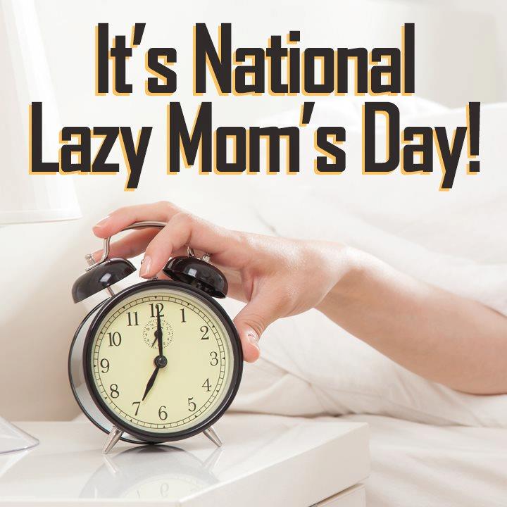FOX10Phoenix's tweet image. HEY MOMS! Today is just for you! Take the day off, relax and just be lazy while enjoying some much-needed peace and quiet. You deserve it! #NationalLazyMomsDay