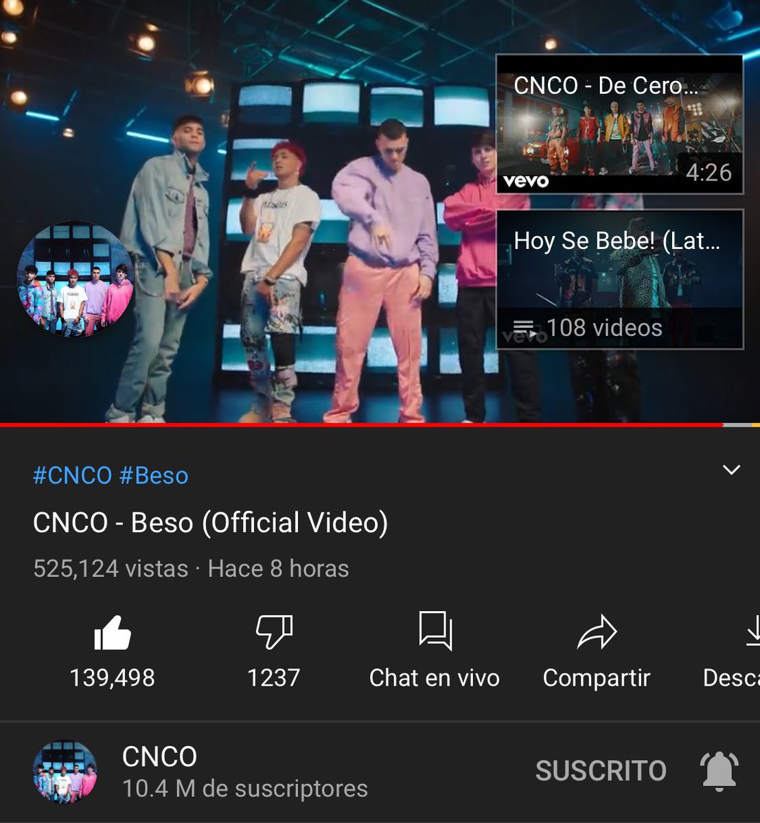 cncoxgreys's tweet photo. JAJAJAJA recién pude ver el video y diosss esta buenísimo 
@CNCOmusic hagan más videos así xfa jsjaja 
#CNCOBesoVideo https://t.co/JGvkSZnI3F