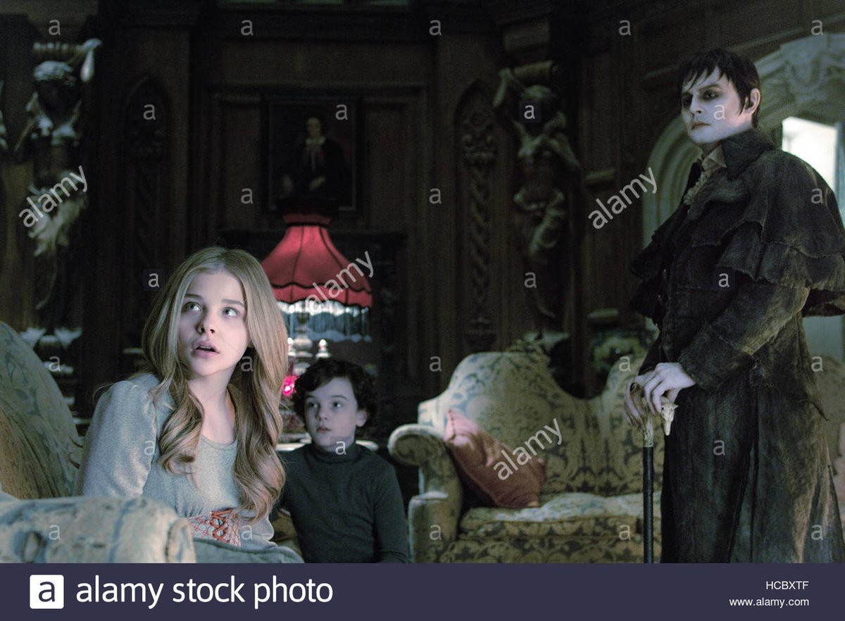  #ChloeGraceMoretz on  #JohnnyDepp "I did have a bit of crush on him before I started,but then I realized he has a daughter  #LilyRoseDepp who was only 2 years younger than me and then I thought 'Maybe Not'" #DarkShadows (2012 film)