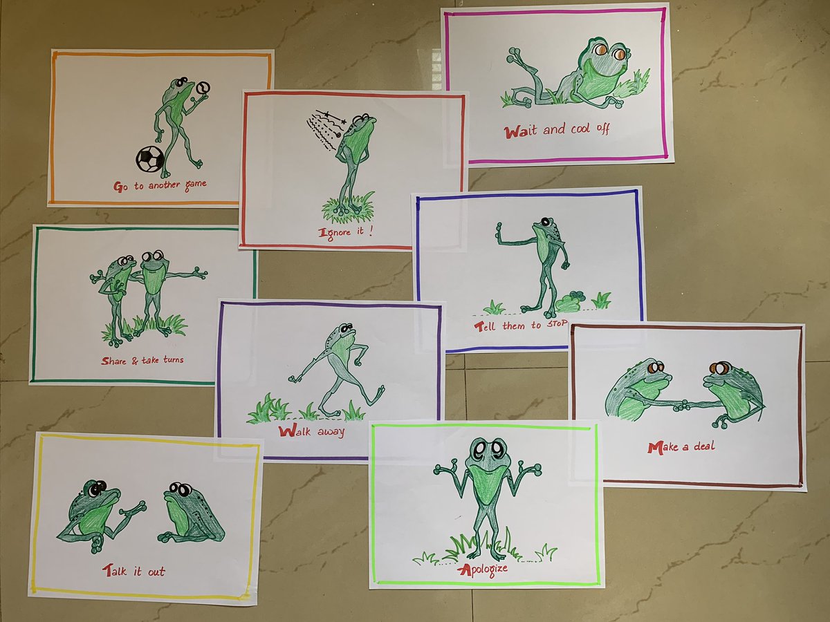 EktaLilani's tweet photo. How do you address #ATLskills in your class? Grade 2 Students learned to manage anger and resolve conflicts by #Kelso’s choices using @WheelDecide. #socialskills #subskill #EmotionalIntelligence #ibakah #transdisciplinary #remotelearning https://t.co/hugA6y7FWL