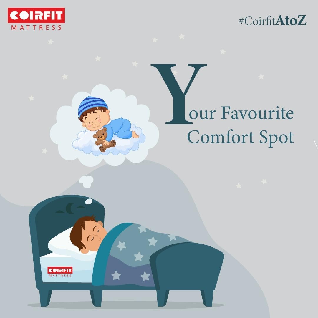 coirfit's tweet photo. #CoriftAtoZ
We found your favourite comfort spot...
It's COIRFIT MATTRESS, that will provide you the #bestsleepever
#CoirfitAlphabets #Coirfit #CoirfitMattress #GoodSleep #ComfortSleep #Mattresses #Mattress #sleep #coirfitmattress #deliveryatyourdoorstep https://t.co/xiULyndGm2