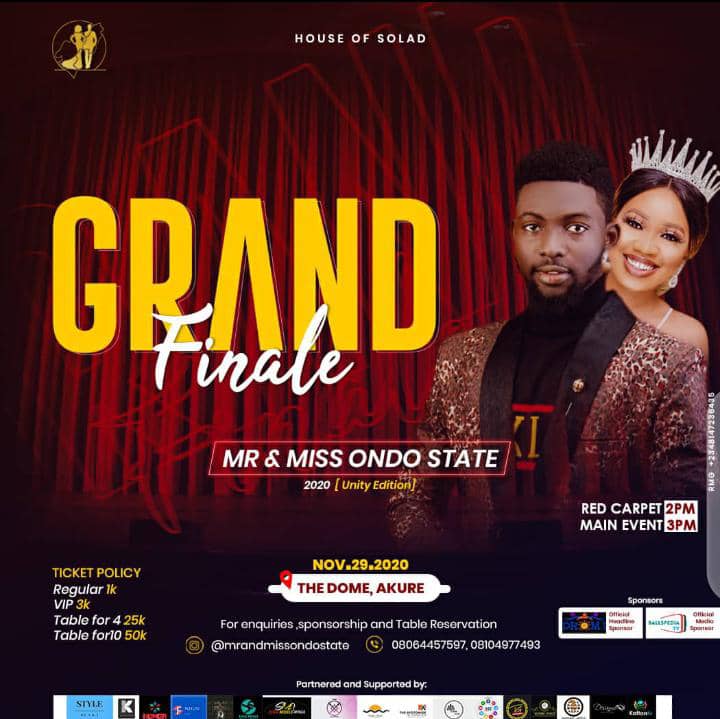 MrandMissOndoS's tweet photo. What comes to your mind seeing this?
.
Nov 29 is the date
Circle the date!
#MMOS
#MrAndMissOndoState
#OndoToTheWorld
#Unityedition https://t.co/bGNekvgowN