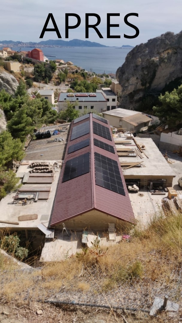 MassiliaSunSyst's tweet photo. 💌EXLUSIVITE💌 1e photo de notre 1e centrale photovoltaïque citoyenne sur le toit de La Déviation (@Marseille 16e)😍Toiture isolée et 250m² de panneaux @DualSun_fr FLASH pour une puissance de 36kWc🎉Merci à La Déviation, DualSun et E2S pour ce beau partenariat! Pari réussi🥂 https://t.co/mzMeIdimEc