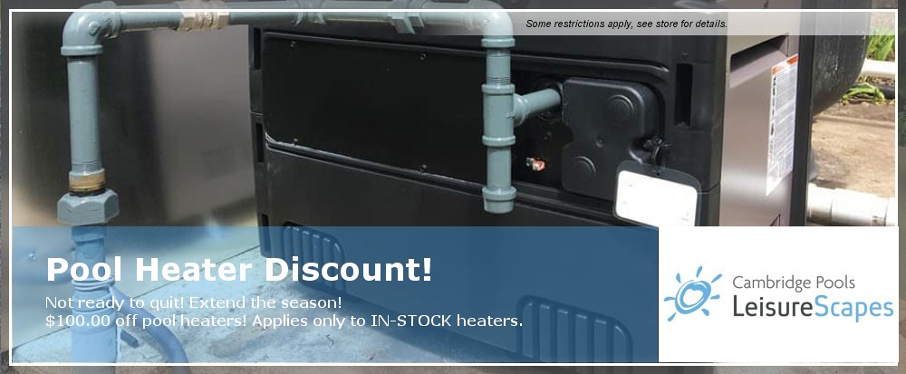Check out monthly highlights on our website cambridgepoolsupplies.com/cm1.cfm?page=e….
Act Now as any promotions are limited time and while quantities last. Shop our estore at shop.cambridgepoolsupplies.com. We look forward to seeing you at the store soon.
Offers only valid in September, 2020