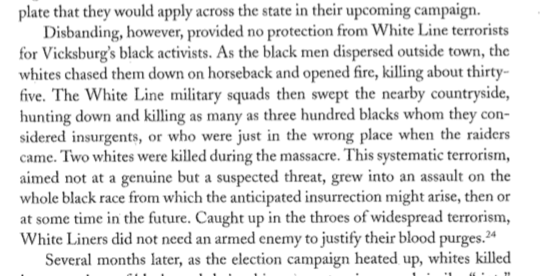 Elections were looming, and the press played its part in enflaming the passions of white Redeemers. A central objective of this terrorist campaign by white supremacists was to exclude Blacks from the public sphere & to lay claim to any all public spaces 6/