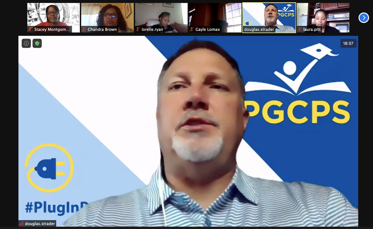 Title1_PGCPS's tweet photo. Greetings from Dr. Strader as we open our ESSA &amp; Title I Department meeting today. #PlugInPGCPS #Title1_PGCPS https://t.co/lN80PZa3yL
