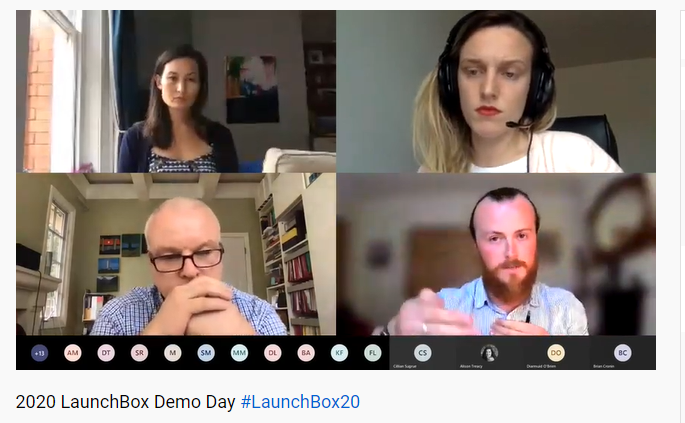 TCDLaunchBox's tweet photo. CFlood Q&A: Is this easy to copy?
Yes - and we want it to be!
A bold, impact-focused business model from the flood- prediction team!
#LaunchBox20 @TCDTangent https://t.co/4YqkpIEg3q