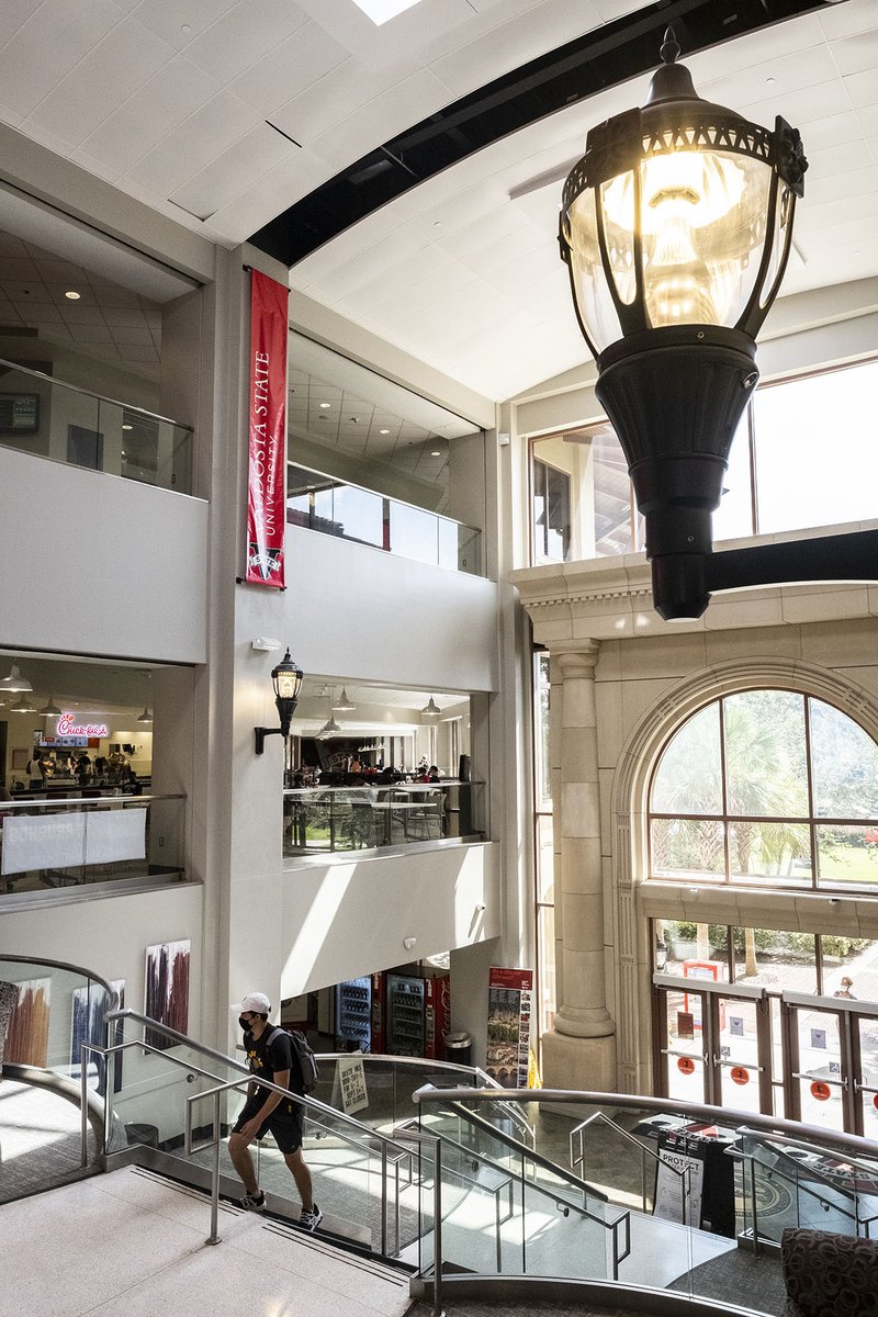 Happy Friday, #BlazerNation! 🔥 

(📷 View from inside the Student Union on the <a href="/valdostastate/">Valdosta State University</a> Main Campus.) #VState