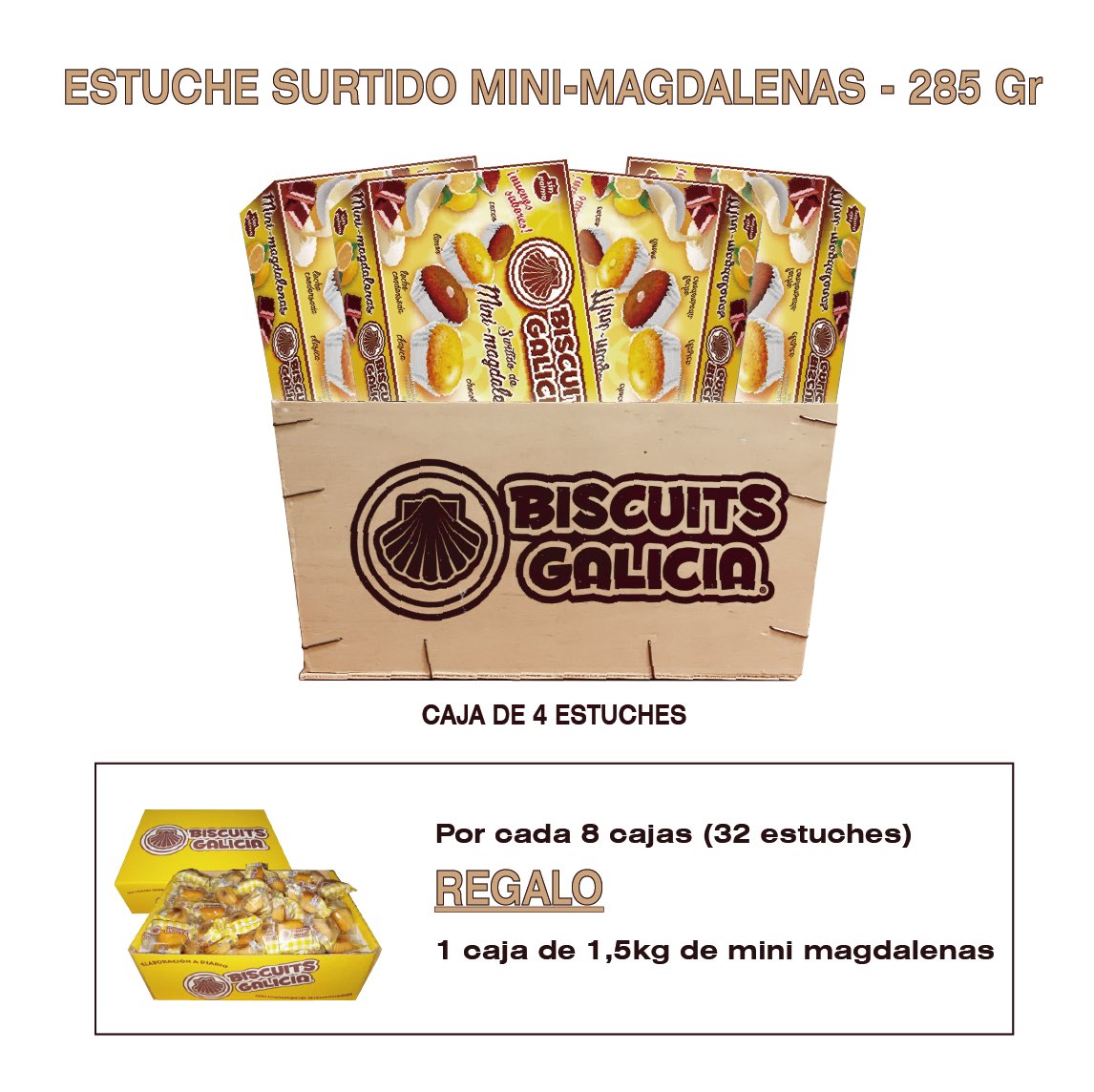 dcv_alimentaria's tweet photo. Te regalamos una caja de 1,5kg de mini magdalenas por la compra de estos productos @biscuitsgalicia 👩🏼‍🍳🍪🧁

Atendemos tu pedido en:
☎️ 960 805 010
📲 674 291 674
📩 pedidos@dcvlogistica.com

🧁🧁❤️ No te quedes sin tu caja de #minimagdalenas 

✨ Oferta válida hasta el 15/09/20 https://t.co/m4F8AC8n3x