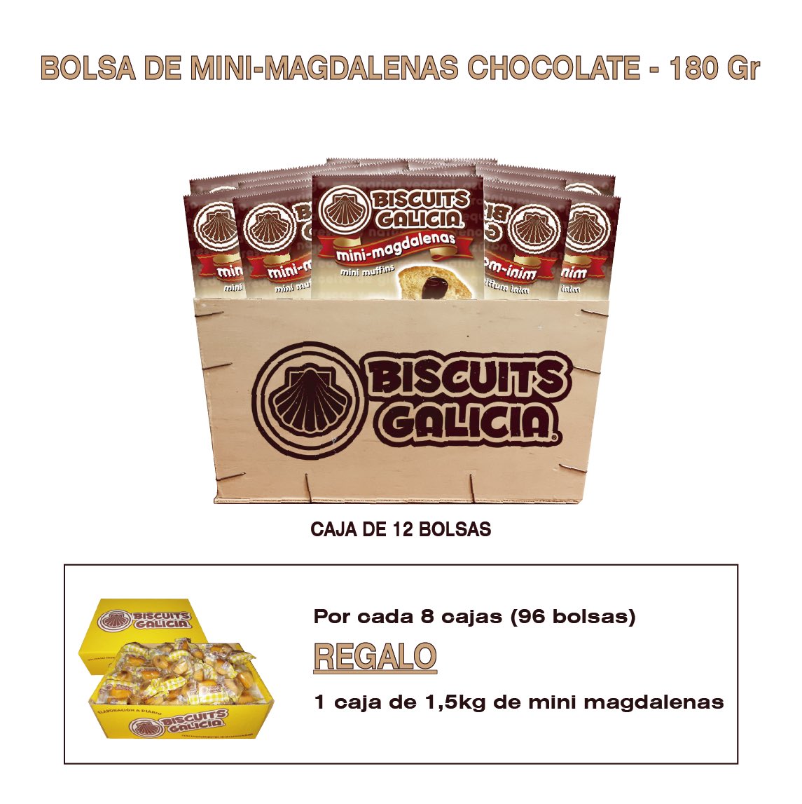 dcv_alimentaria's tweet photo. Te regalamos una caja de 1,5kg de mini magdalenas por la compra de estos productos @biscuitsgalicia 👩🏼‍🍳🍪🧁

Atendemos tu pedido en:
☎️ 960 805 010
📲 674 291 674
📩 pedidos@dcvlogistica.com

🧁🧁❤️ No te quedes sin tu caja de #minimagdalenas 

✨ Oferta válida hasta el 15/09/20 https://t.co/m4F8AC8n3x