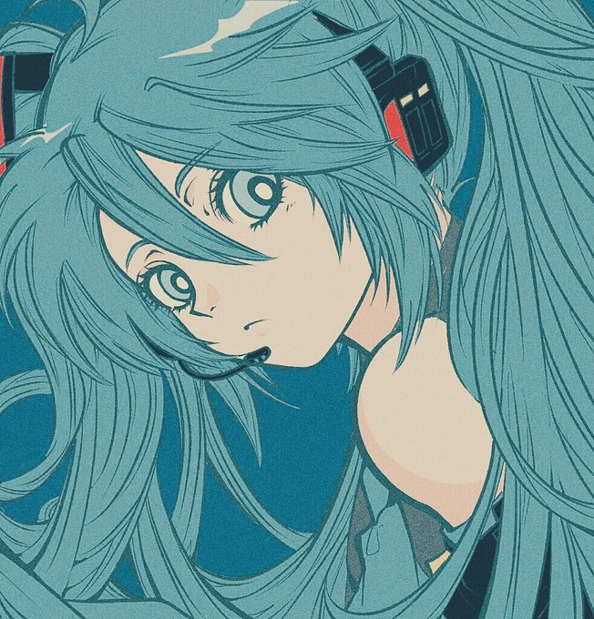 「blue theme long hair」 illustration images(Popular)