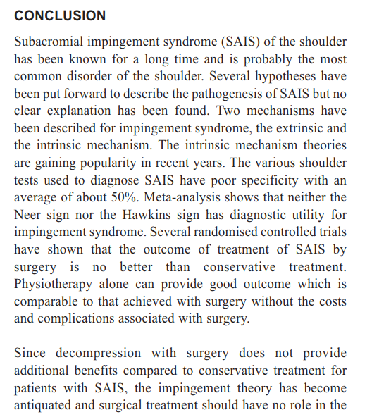 PhysioMeScience's tweet photo. Subacromial Impingement Syndrome of the Shoulder: A Musculoskeletal Disorder or a Medical Myth? 

👀👀👇👇

https://t.co/cCQny5OyQj https://t.co/ziyU0Atjmt