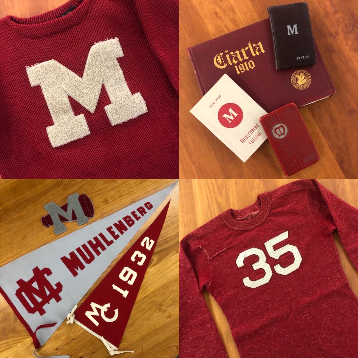 MuhlenbergSpC's tweet photo. (1/3) #Mules, do you know the origins of the Cardinal & Gray we proudly wear? The term #CardinalandGray 1st appeared in the #MuhlenbergWeekly in 1897. Our teams were called that for most of the 20thc even after "Mules" became the norm. #CollegeColorsDay #MulesatHome https://t.co/EAEGWO9I4f