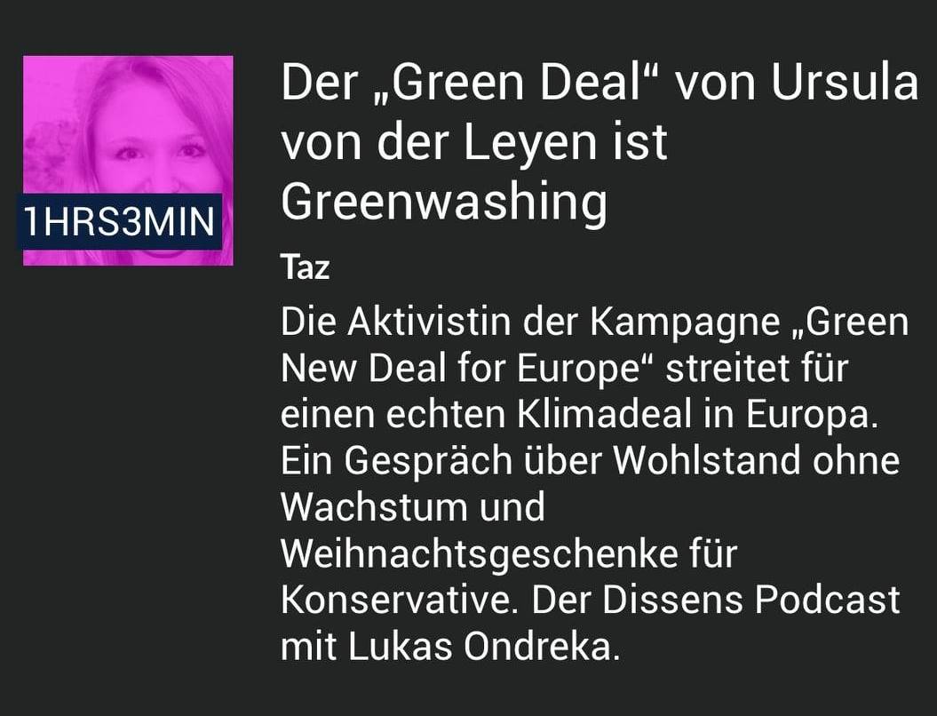 DiEM25_DE's tweet photo. Die #DissensPodcast-Folge mit @maike_wilhelm zum Unterschied zwischen #EUGreenDeal und #GNDforEurope kann man ab sofort auch anhören auf #BetterStream, der nachhaltigen Streaming-Plattform.
🔻 https://t.co/guKxTK2lYn
🔻 https://t.co/IlOJc0mqwk https://t.co/Y8PgCRbBHM