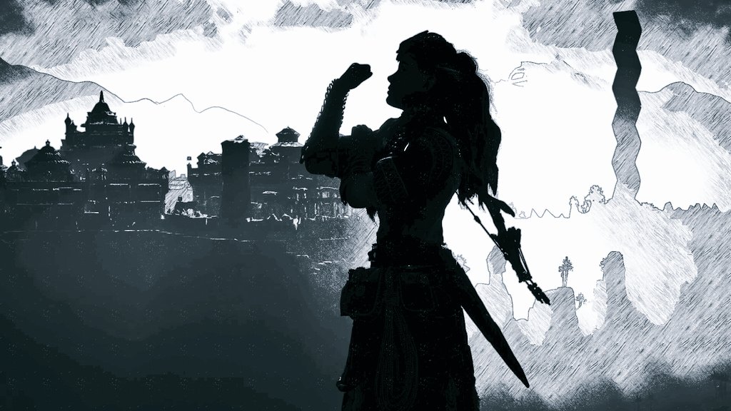 GLYGcheapMayoBB's tweet photo. Strength, courage & wisdom.
J'aimerais profiter du break,
Aloy revient ce weekend.
Peinture à l'arc.
Tard / la nuit.
En petit comité.
Paisiblement.
#EntreHumains et pas autrement.
(canal à déterminer)
#HorizonZeroDawn 🏹 Aloy #HZD 🏄🦃 #PhotoMode 📸🏞️ #VirtualPhotography 🎨 https://t.co/UiGHtXIo15