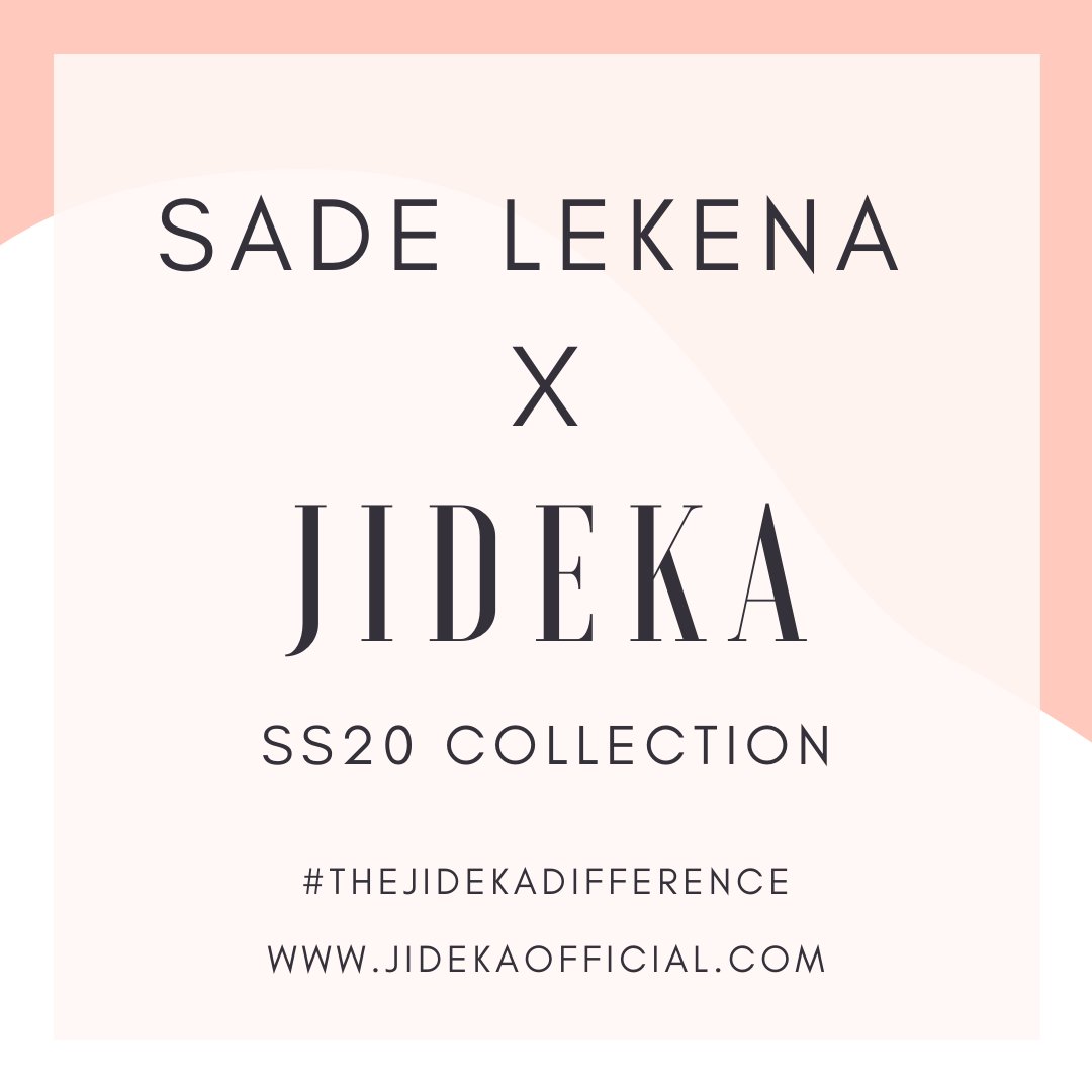jidekaofficial's tweet photo. We are excited to announce our Spring Summer collection in collaboration with Sade Lekena @sade_without_h
The vibrant and fun-fueled designs are made with love
Made for endless summer days that transition seamlessly between dressed up and loungewear
Online 11th Sep
#SadeXJIDEKA https://t.co/5KOeuu74Fg