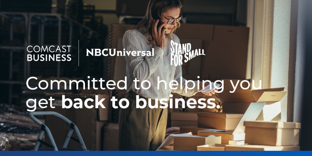 comcastbusiness's tweet image. Comcast Business is proud to partner with @NBCUniversal and the rest of the #StandforSmall coalition to bring valuable resources to small businesses. comca.st/31BEQzi