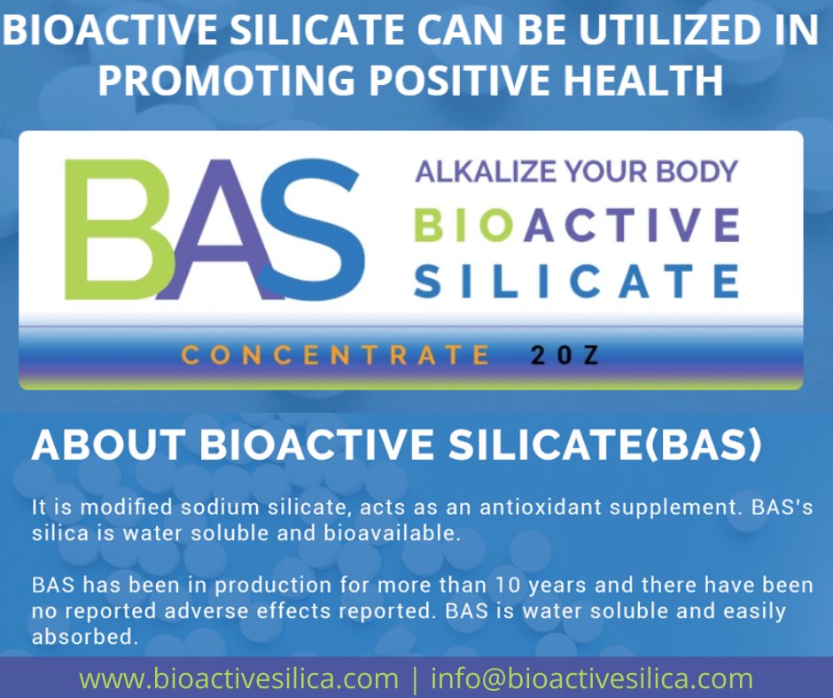 Are you looking for #healthsupplement which helps you improve #immunity naturally, improve body #pH, help you to #alkalize body, produce #skin, #hair and #nails naturally !

Get #BAS - #BioactiveSilicate Concentrate 2 OZ – Clinically proven medicine for #healthyimmunity!