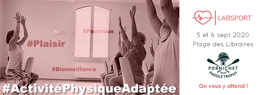Venez découvrir sur notre stand les bienfaits de l'Activité Physique Adaptée lors du Pornichet Paddle Trophy les 5 et 6 sept 2020 sur la plage des libraires.
L'équipe du <a href="/LAB_SPORT_44/">LABSPORT</a> , structure labellisée « Maison Sport Santé » sera là pour vous guider.
#santé #CARENE 🏄😷