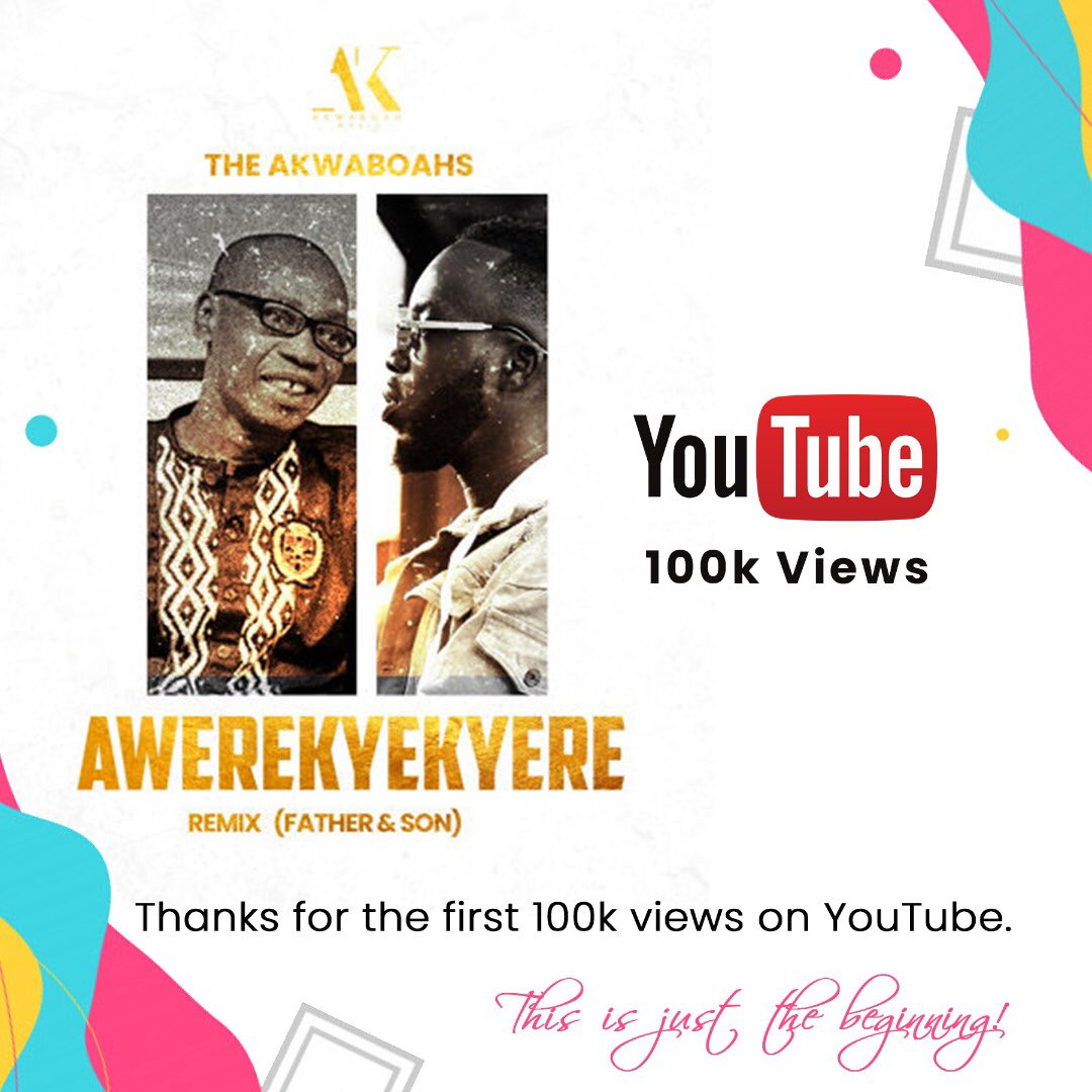AkwaboahMusic's tweet photo. The Akwaboahs says Thanks To You all..We really appreciate this🙏🏾🙏🏾🙏🏾 let’s hit 200k https://t.co/TEoOLmnkEg