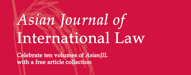 CUP_Law's tweet photo. Congratulations to #AsianJIL for publishing its tenth volume this year! To celebrate, the editors curated a collection of #freetoread articles showing the breadth of law research contained in those volumes: https://t.co/4j7Q7w8j0X https://t.co/g6XEgFxaEx