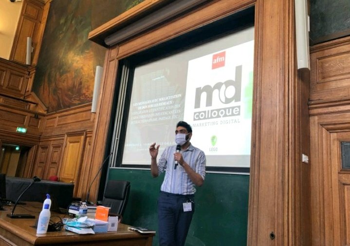 Labo_LEGO's tweet photo. C'est la rentré !
Ici @benhoumane93 , @PGabriel029 et @MarineLegallely représentent le LEGO au #MDIG19 de @afm_marketing!
Sujet: Les messages avec sollicitation de don sur les réseaux : exploration et identification des caractéristiques influençant les interactions ! https://t.co/XxJeAs2hPX