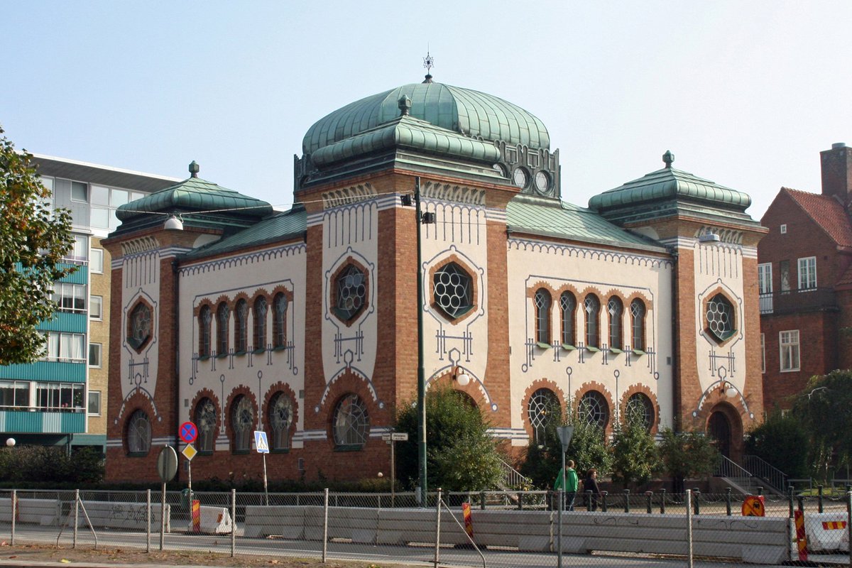 Malmö Synagogue was built in 1903 in Malmö, Sweden.A beautiful example of Art Noveau and Moorish Revivalism.