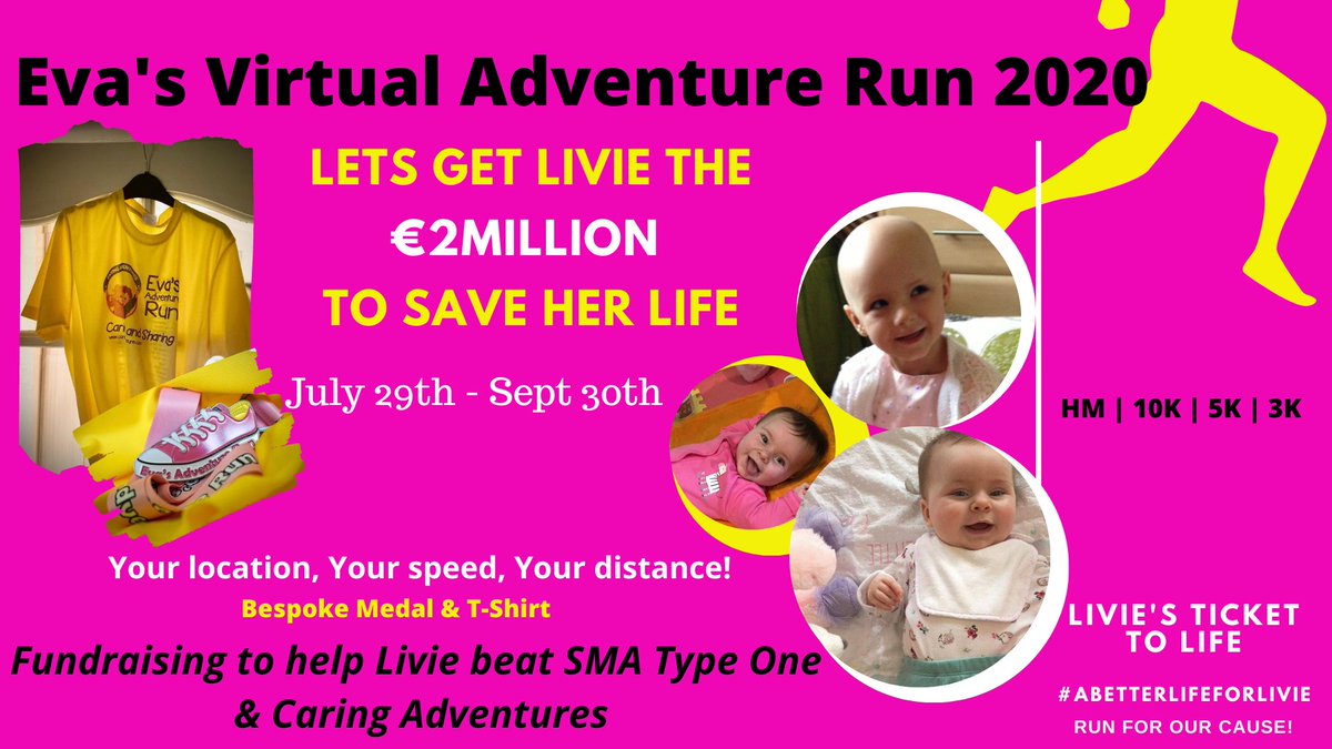 Eva's Virtual Run 2020 - Help us Save Livie - eepurl.com/hcCc-r