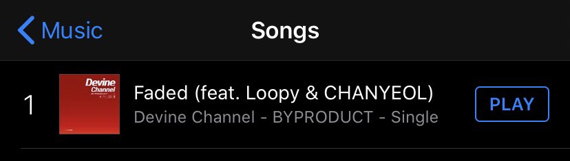 ChanyeolxCharts's tweet photo. 'Faded (Feat. Loopy, 찬열) - Devine Channel' on iTunes Chart:

3x #1 on iTunes:
◼️#1 India 🎉

Buy the song here:

🔗 https://t.co/cHua9MWGMa

#FadedFtLOEY #찬열  #CHANYEOL    @weareoneEXO https://t.co/i7Lsukfl1j