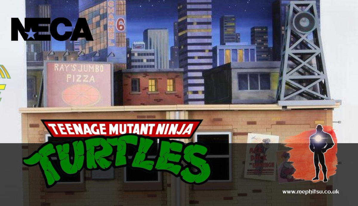 neca ninja turtles diorama