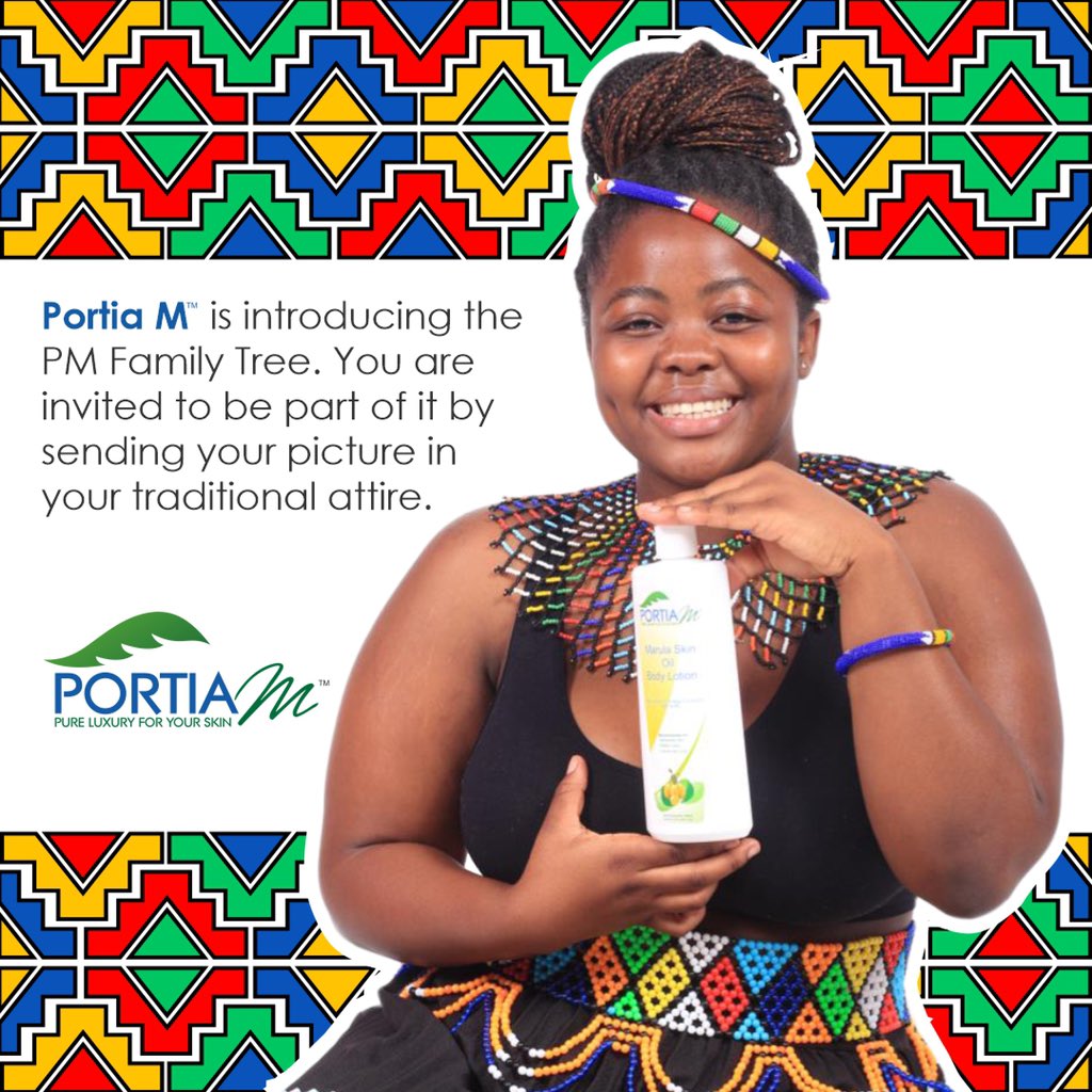 PortiaM_Skin's tweet photo. Portia M Heritage Month Family Tree 

By posting a picture wearing your traditional attire with Portia M on social media ✊💃🏽✨

Tagging Our accounts and use the following hashtags 

#DiversityDefinesAfrica
#ShareTheGlow
#PMFamilyTree 
#RefuseToGlowAlone https://t.co/ZNDa9ibWQT