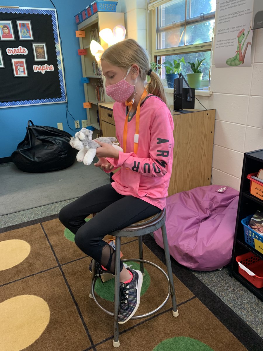 LutzClass's tweet image. We've been getting to know each other by sharing our "Brown Bags." So much fun learning about what's important to each of us! #rockonwestwood #wdppride