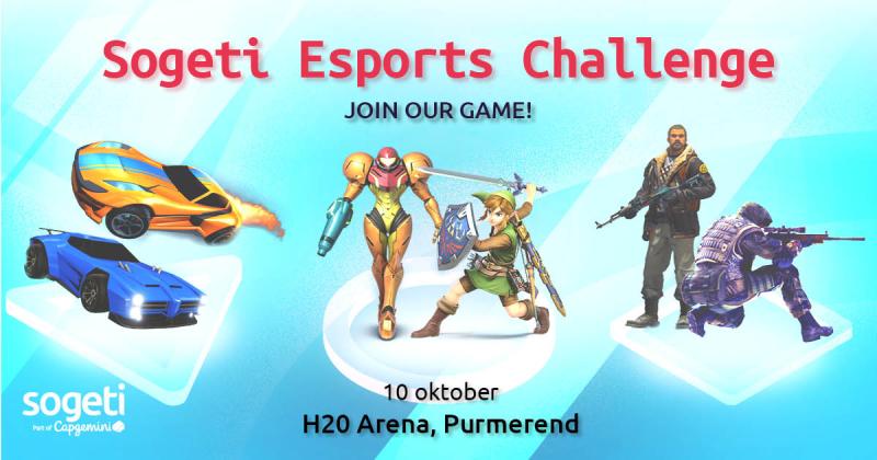 Sogeti_NL's tweet photo. 🎮 Sogeti Esports Challenge: join our game!

Altijd al eens aan een esportstoernooi willen meedoen? Zaterdag 10 oktober 2020 is je kans! Op de tofste game-locatie van Nederland kun je gamen tegen de tofste gamers van Nederland: de Sogetisten. Meedoen?

🤩 https://t.co/9kR0PXQAZP https://t.co/OeNsykub7f