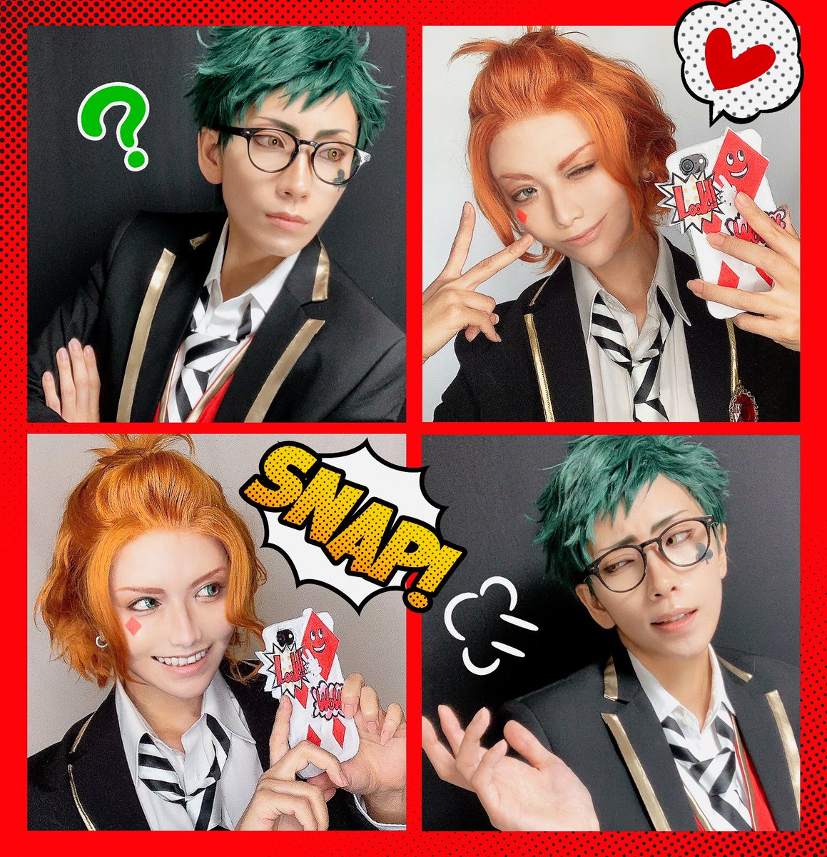 Cosplay】ツイステ / ♣️♦️ トレイ:凜華[@rinka_sp] ケイト:さらば