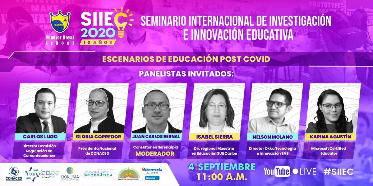 nmolano's tweet photo. Hoy estaremos disertando sobre la educación en tiempos de incertidumbre. #SIIEC https://t.co/ZYMHGDoUj6