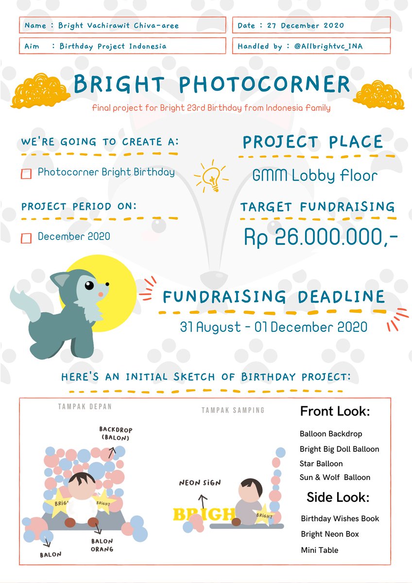MetawinID's tweet image. In celebration of Bright&apos;s Birthday, we decided to support this project by @allbrightvc_ina

For all Brights and BrightWin in Indonesia who want to participate, kindly fill out the form on this link:

🔗 forms.gle/F51SScAb5bke7A…

P.S: There are lucky draws too!!

#bbrightvc