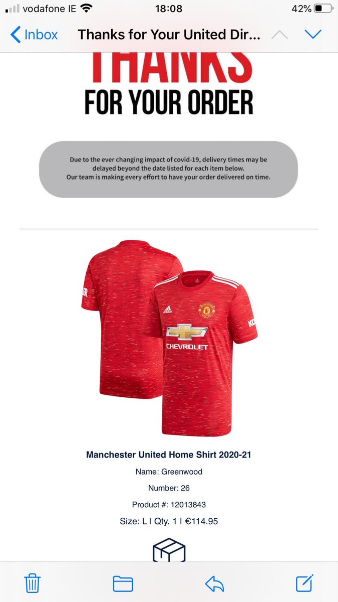 InSequins's tweet image. Just wondering @ManUtd if this jersey will arrive with @masongreenwood number 11 or 26 as per your website.... @LeonardT19 @DaveyWy