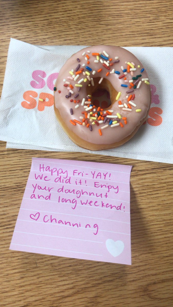 “D🍩NUT” know what I’d do without the sweetest teammates! <a href="/JohnstonJags/">Johnston Elementary</a> <a href="/CcsdCares/">CCSD C.A.R.E.S.</a> <a href="/CherokeeSchools/">Cherokee Co. Schools</a> #ccsdunited #ccsdfam #WeAreTogether