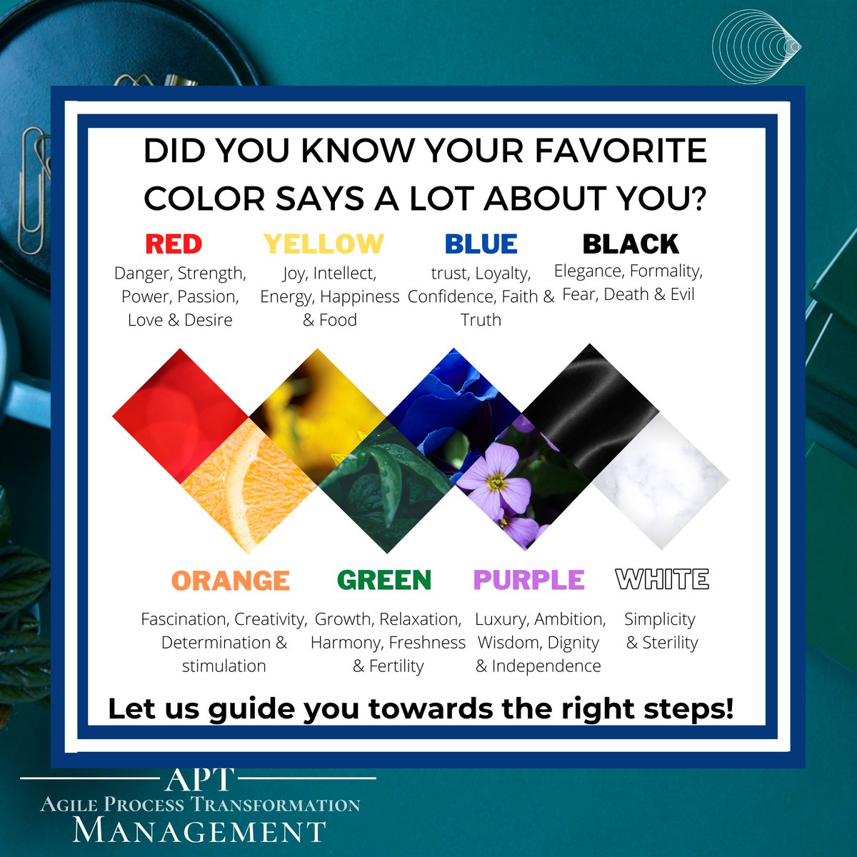 mellyp71's tweet photo. We are unconsciously motivated by the colors we are drawn to. Colors can determine if we are motivated by power,intimacy,peace or fun.Which color would you immediately pick? Let's have some fun and see if this is accurate! https://t.co/YEic6Rht9V