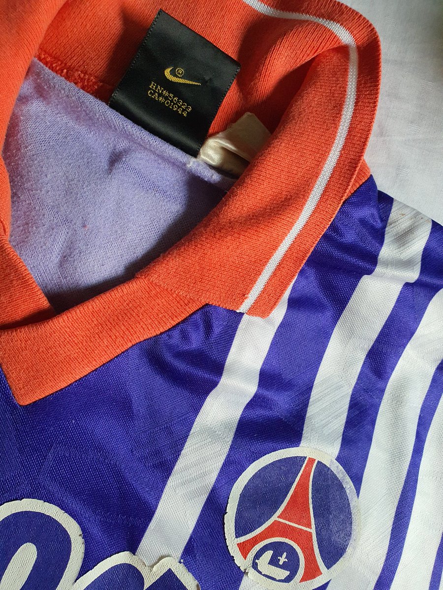 RoCRfla's tweet photo. @PSGbrasil Away kit 93/94.
Usada em jogo. Match worn. https://t.co/D7ftPNXCMb