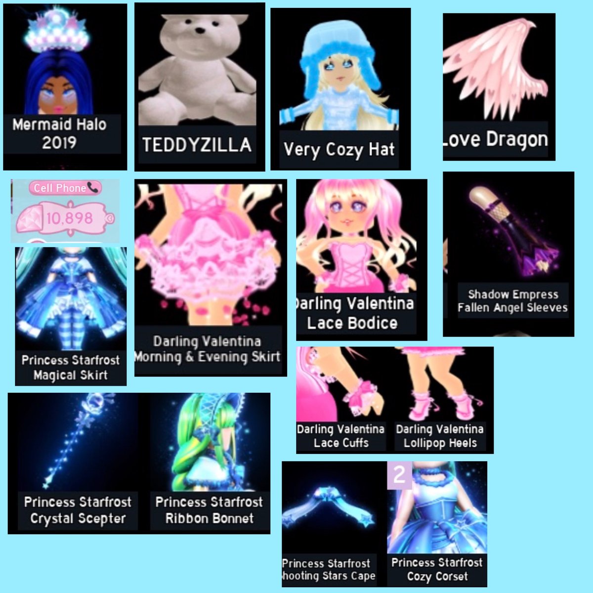 hvlfmiz's tweet photo. my friend is trading all this for #autumnhalo ! please dm/comment if willing. :)
#rhtrade #rhtrading #royalehigh #royalehightrade #royalehightrading #royalehighhalo #halorh #rhtrades #autumn19 #autumn2019halo #autumn2019 #rhtradehalo #autumnhalooffer #offerforautumnhalo #rhhalos https://t.co/XwKet4dG1W