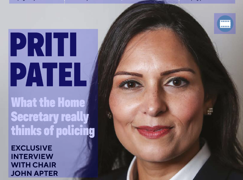 westmidspolfed's tweet photo. 🖥 NEWS: The Home Secretary has compared her role as a politician with that of a police officer in an online interview with the @PFEW_HQ.
It saw @pritipatel talk exclusively online to the Federation’s national chair, @PFEW_Chair.
Watch the video here: https://t.co/XsL1UctTWz https://t.co/NSqEP7R8dd