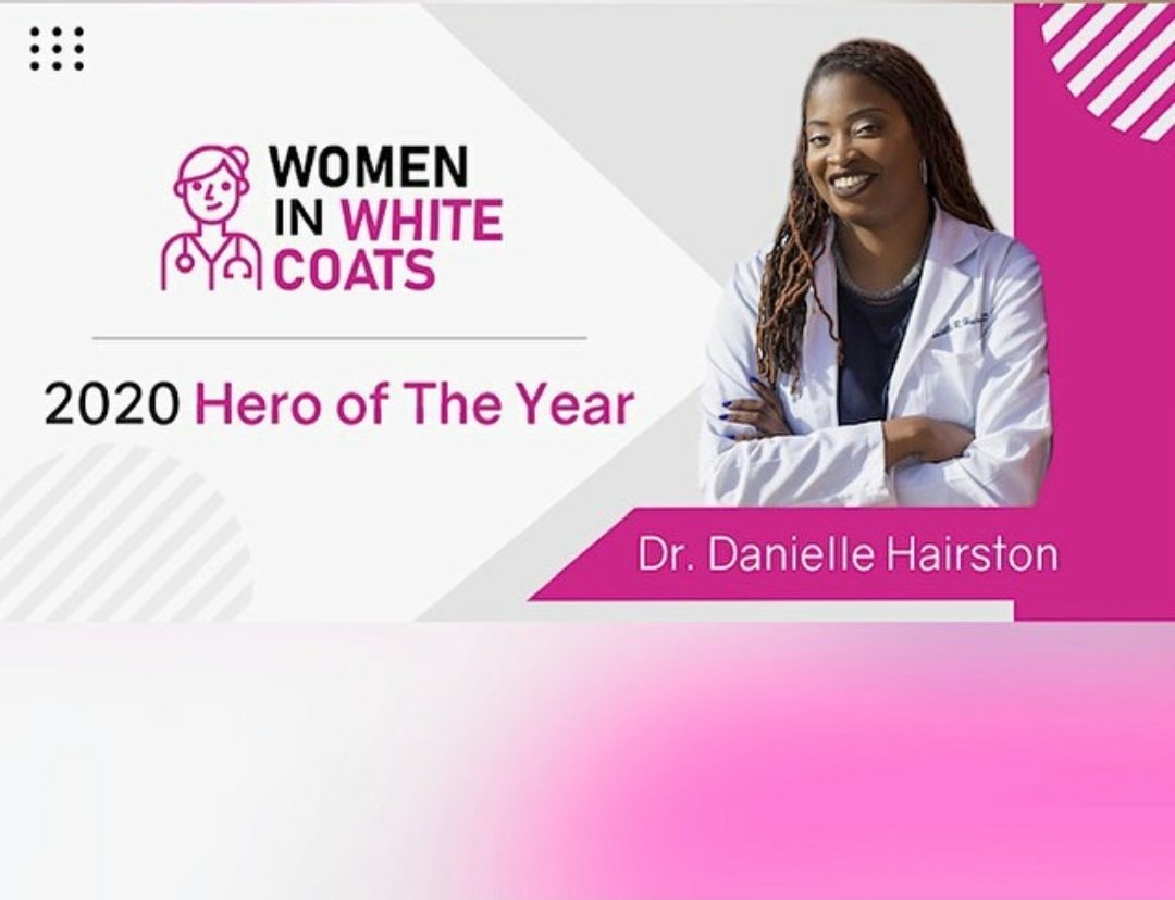 ADocNamedDani's tweet photo. In this rollercoaster year of Corona, this is an amazing surprise and win!! I'm honored to be the @womenwhitecoats 2020 Hero of the Year!!! The universe knew the motivation I needed to get me thru my next thousand Zoom meetings, classes, and visits. Thanks to everyone who voted! https://t.co/Wul79AokeL