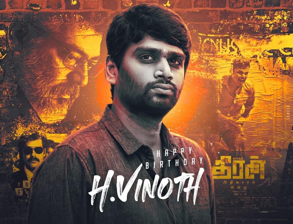 LMKMovieManiac's tweet photo. #HBDDirectorHVinoth

The BRILLIANT filmmaker celebrates his B'day tomo. A fine example for "Action speaks louder than words"

#Valimai WILL ROCK. Dot! https://t.co/7h2ha7HZDf