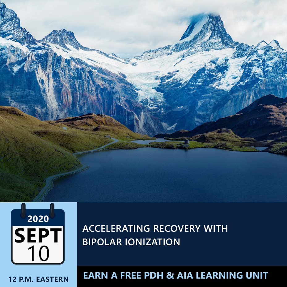 amy_collins's tweet photo. FREE WEBINAR! Join @GannettFleming for this #webinar on bipolar ionization, air cleaning technology that fights #COVID-19. https://t.co/AXYuwmYMAg
✔Learn how it compares to other tech.
✔Boost your understanding of installation, costs, &amp; maintenance.
✔Earn PDH &amp; #AIA credits! https://t.co/DAU7Kazi2W