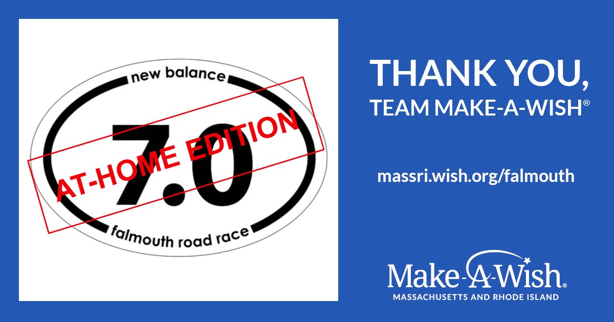Team Make-A-Wish raised $8,845 for wishes, surpassing its goal! Congrats, runners &amp; thank you for your dedication &amp; support. We're very grateful to the Numbers for Nonprofits program for the opportunity to be part of <a href="/FalmouthRR/">Falmouth Road Race</a>. You can still donate: massri.wish.org/falmouth