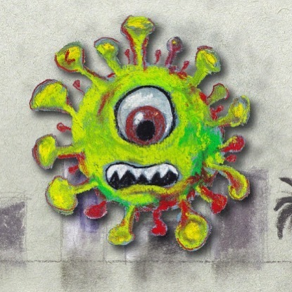 cjurquico's tweet image. “Oh! It has teeth!” Said @sabrinasalasmatanane during Monday’s @kuamnews interview.  Days like this, back on stay-at-home orders, again, it sure feels like it’s biting all of us. 
•
•
•
•
#art #pastel #createnothate #covid19 #carabao #covidart #paste… instagr.am/p/CEtw7--FRiF/