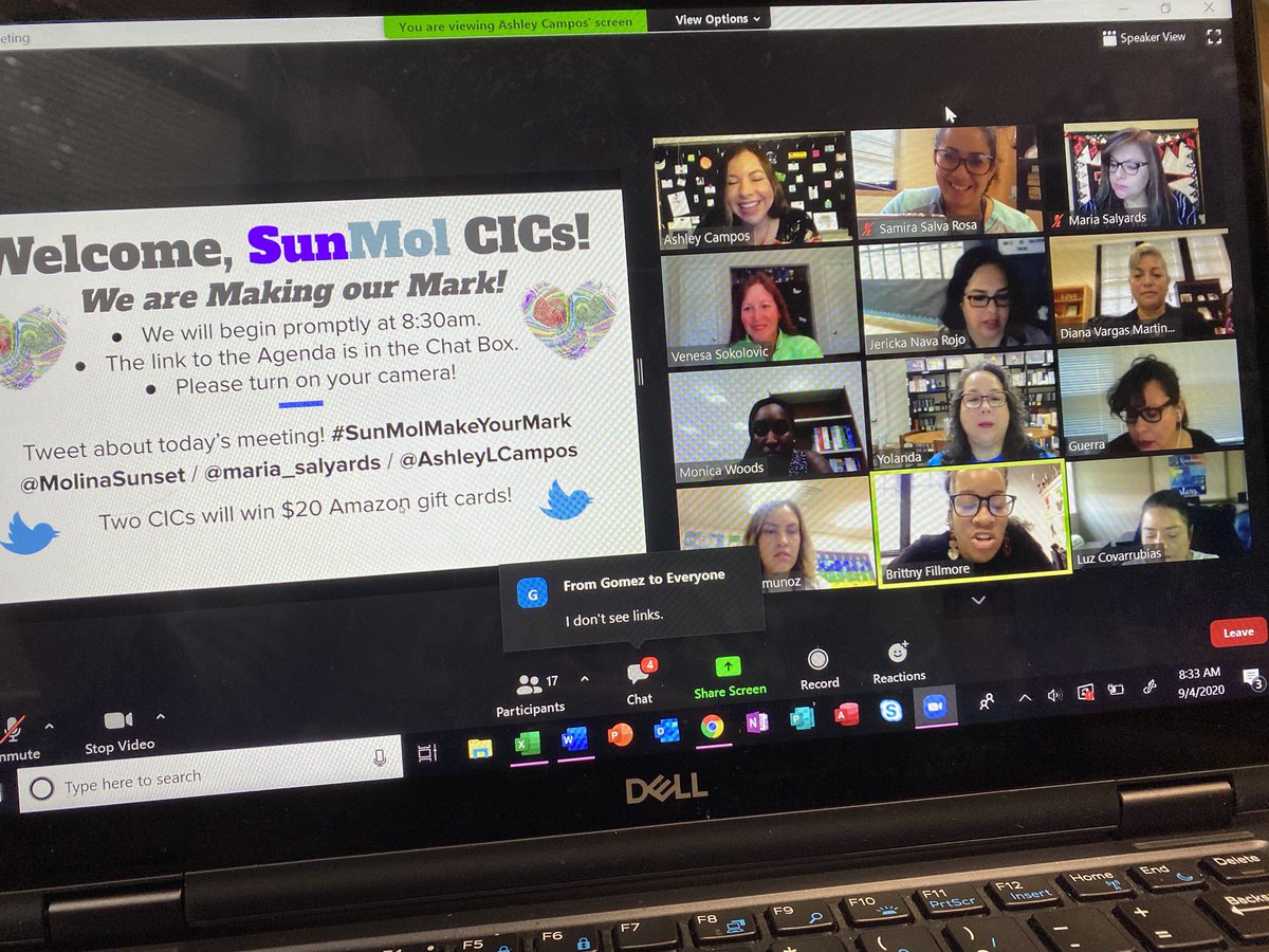 samira_salva's tweet photo. Happy to see the all the CICs again! 💕 #SunMolMakeYourMark  @MolinaSunset @AshleyLCampos @maria_salyards https://t.co/TjOIwVKkNW