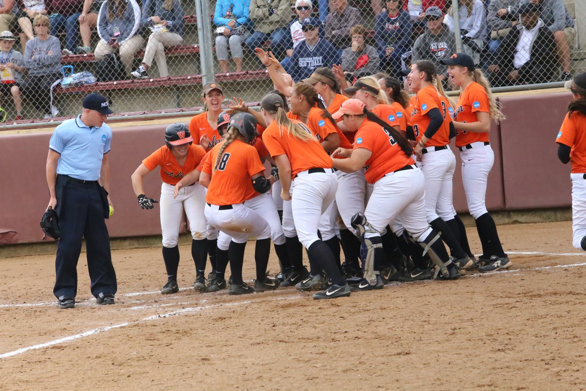 WVWCSoftball's tweet photo. #FlashbackFriday to our appearance in the 2017 NCAA Division II 🥎 World Series! 

We won a staggering 5⃣1⃣ games that season! 🤯 https://t.co/BRLsxpzVJA